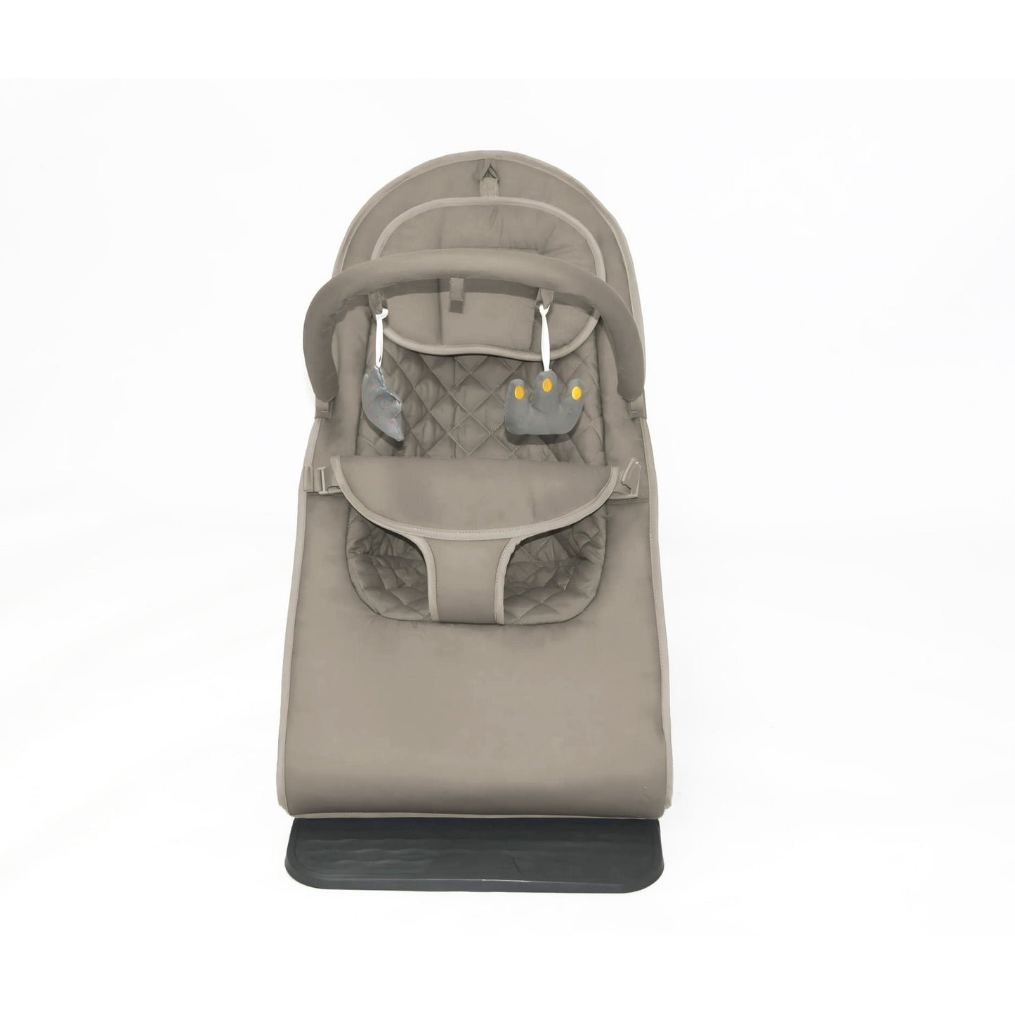 Baby Bouncer, Portable Baby Bouncer Seat, Infant Rocker Chair with 3 Recline Positions for Infants, Light Grey