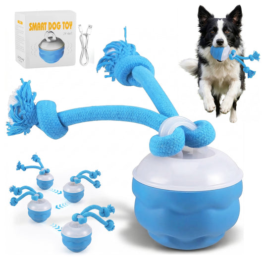 Interactive Dog Toys - OEIKPFN 2026 Upgraded Automatic Moving Dogs Toy Wicked Ball for Boredom, Motion Activated Balls for Medium/Large Dogs to Keep Them Busy(Blue)