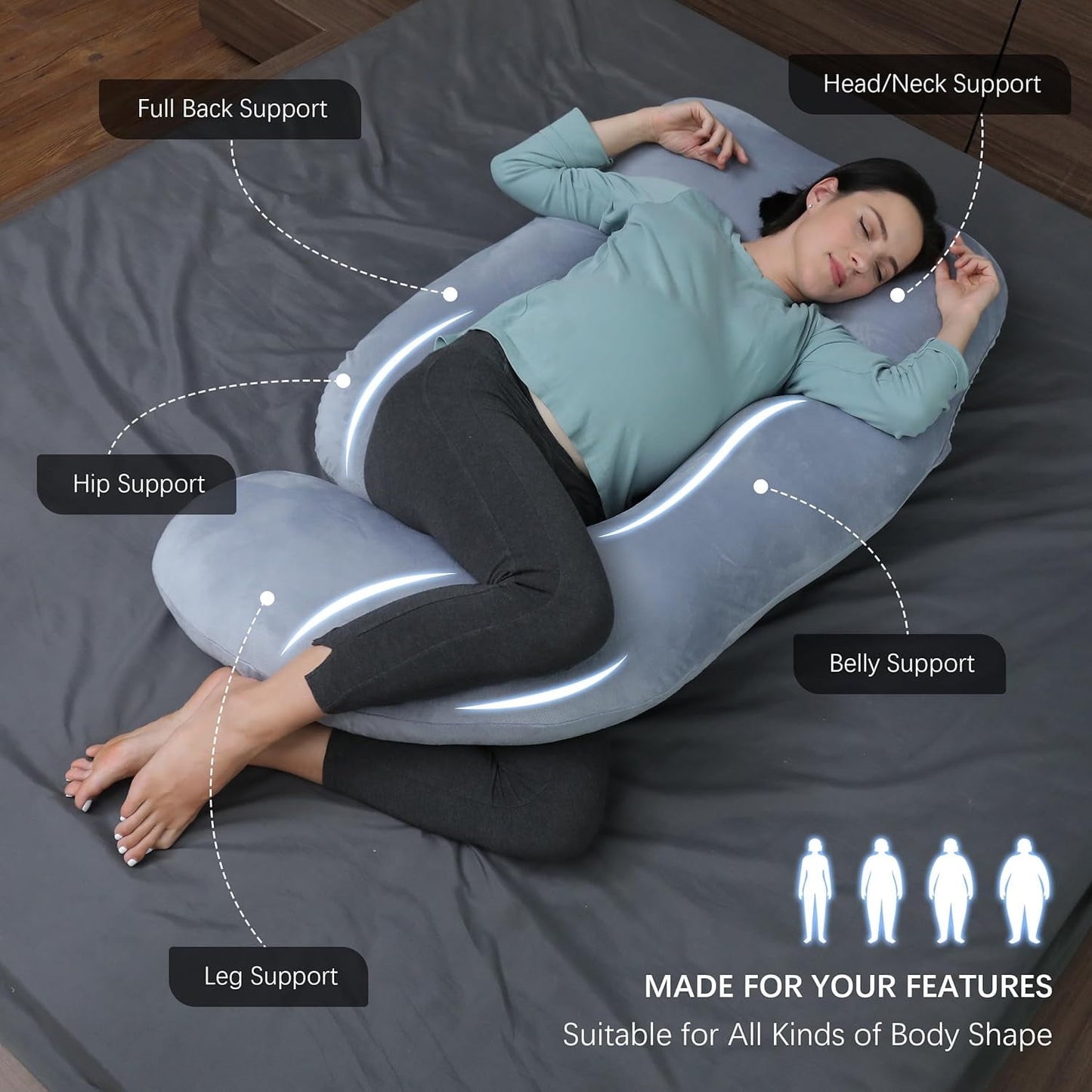 Neck and Shoulder Relaxer, Cervical Traction Device for TMJ Pain Relief and Cervical Spine Alignment, Chiropractic Pillow Neck Stretcher