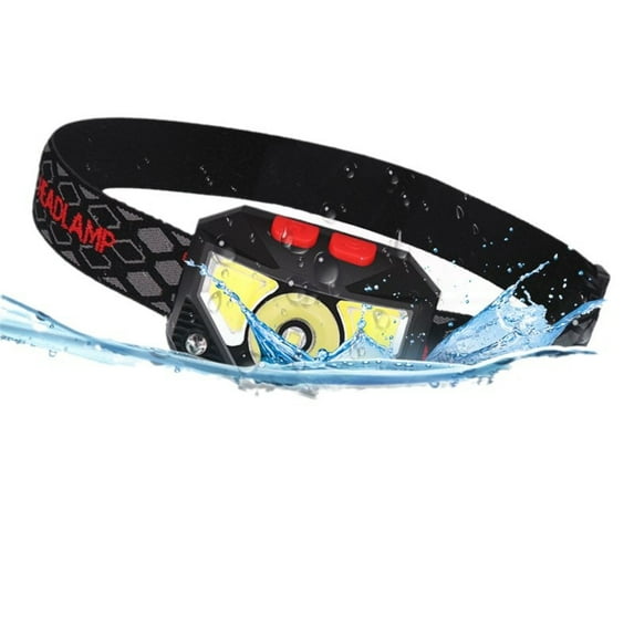 Headlamp Flashlight, Lumen Ultra-Light Bright LED Rechargeable Headlight with White Red Light, 2-Pack Waterproof Motion Sensor Head Lamp,8 Modes for Outdoor Camping Running Hiking Fishing