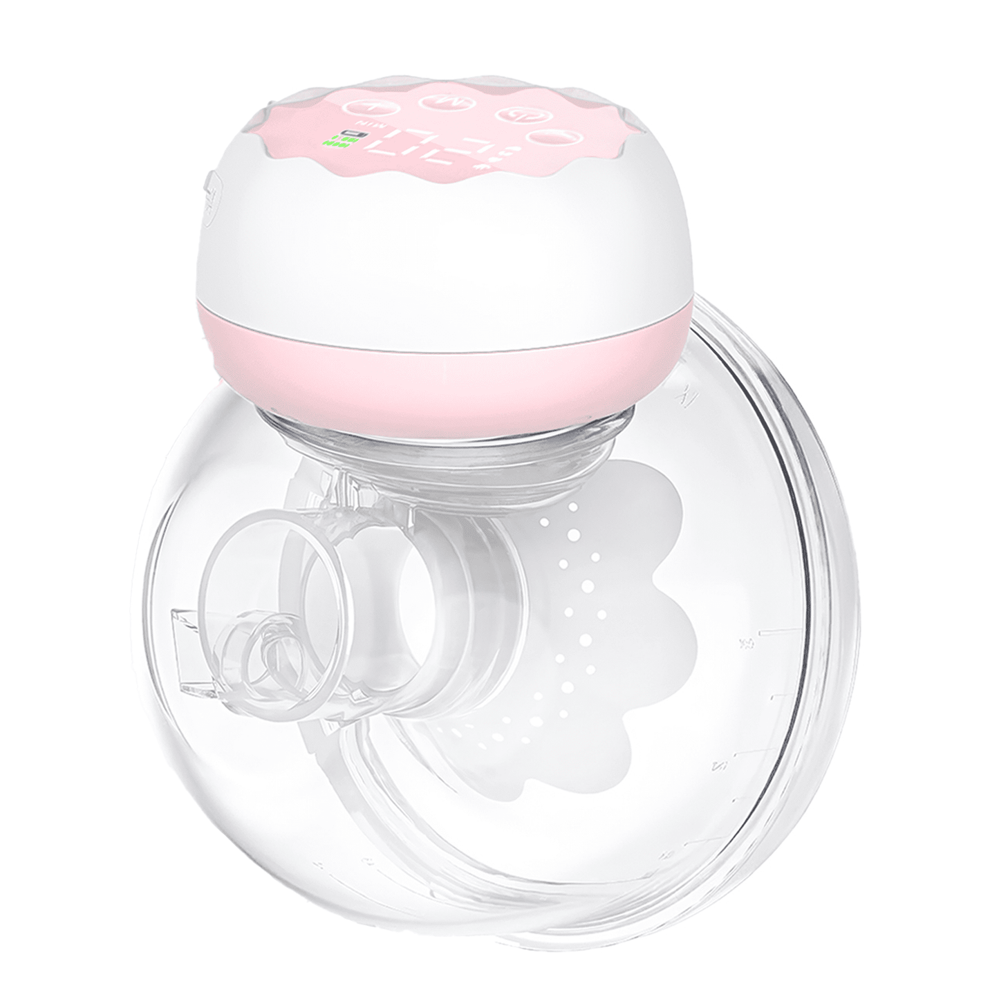 Electric Breast Pump, Yadala Wearable Hands-Free Breast Pumps with 3 Modes, 9 Levels, Pink